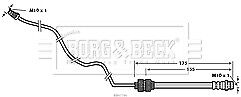 Borg & Beck - BRAKE HOSE - BBH7786 - Fits: Ford Galaxy,Mondeo,S-Max