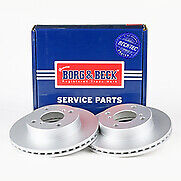 Borg & Beck - BRAKE DISC PAIR - BBD4787 - Fits: Nissan Pixo, Suzuki Alto 09-
