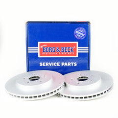 Borg & Beck - BRAKE DISC PAIR - BBD4683 - Fits: Lexus RX300 03 - 06