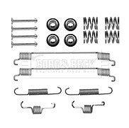 Borg & Beck - FITTING KIT - SHOES - BBK6163 - Fits: Smart Cabrio, Coupe 07-