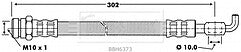 Borg & Beck - BRAKE HOSE - BBH6373 - Fits: Mazda E2000,E2200 Van 84-