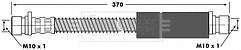 Borg & Beck - BRAKE HOSE - BBH6545 - Fits: Fairway Taxi 92-98