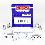 Borg & Beck - FITTING KIT - SHOES - BBK6171 - Fits: Niss. Kubistar,Ren. Kangoo 97-