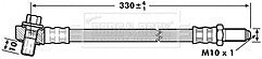 Borg & Beck - BRAKE HOSE - BBH7025 - Fits: Jaguar XJ 94-97