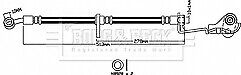 Borg & Beck - BRAKE HOSE - BBH8407 - Fits: Honda JazzIII(GE,GG,GP) 7/08-