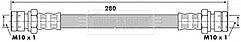 Borg & Beck - BRAKE HOSE - BBH6257 - Fits: Peugeot 204, 205, 304