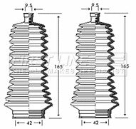 First Line - STEERING GAITER KIT - FSG3249 - Fits: Renault Espace series III