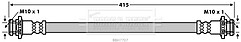 Borg & Beck - BRAKE HOSE - BBH7707 - Fits: Nissan NP300 Navara (D40)