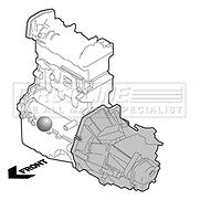 First Line - ENGINE MOUNTING - FEM4120 - Fits: PSA Jumper, Ducato 06-