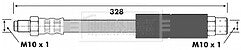 Borg & Beck - BRAKE HOSE - BBH6051 - Fits: BMW 3,5,6,7,Volvo 740,760,940