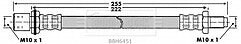 Borg & Beck - BRAKE HOSE - BBH6451 - Fits: Toyota Corolla 84-87