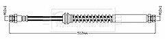 Borg & Beck - BRAKE HOSE - BBH8749 - Fits: Caddy III, III Estate 2011>2015