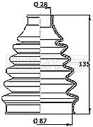 First Line - CV JOINT BOOT KIT - FCB2360R - Fits: Citroen, Peugeot - Outer
