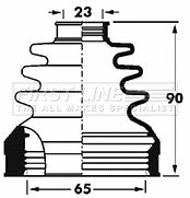 First Line - CV JOINT BOOT KIT - FCB2893 - Fits: Fiat Grande Punto