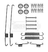 Borg & Beck - FITTING KIT - SHOES - BBK6300 - Fits: Daihatsu Sirion 05-
