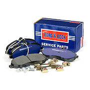 Borg & Beck - FRONT BRAKE PADS - BBP2030 - Fits: PSA Jumpy Expert,Scudo 07-