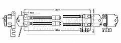 Borg & Beck - BRAKE HOSE - BBH8510 - Fits: FORD Transit Custom 09/12-