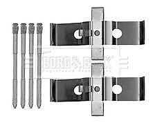 Borg & Beck - FITTING KIT - PADS - BBK1414 - Fits: VW Touareg (330mm Disc) 10/02-
