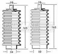 First Line - STEERING GAITER KIT - FSG3156 - Fits: Rover Group