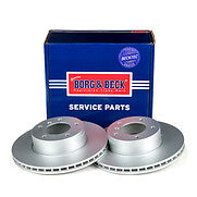 Borg & Beck - BRAKE DISC PAIR - BBD4471 - Fits: BMW 320i.325i,320d, 05-