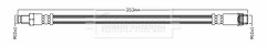 Borg & Beck - BRAKE HOSE - BBH6232 - Fits: Renault 21, Trafic 81-