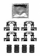 Borg & Beck - FITTING KIT - PADS - BBK1627 - Fits: Mazda 3 09/13-
