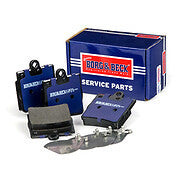 Borg & Beck - REAR BRAKE PADS - BBP1669 - Fits: Mercedes C Class 1993-