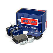 Borg & Beck - REAR BRAKE PADS - BBP2251 - Fits: VAG A3,Altea,Octavia,Golf 04-