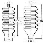 First Line - STEERING GAITER KIT - FSG3012 - Fits: Rover Group