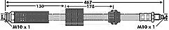 Borg & Beck - BRAKE HOSE - BBH6097 - Fits: Fiat Cinquecento,Seiento