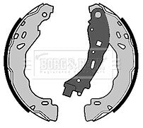 Borg & Beck - BRAKE SHOES - BBS6467 - Fits: Citroen C3, Peugeot 208 11/09-