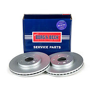 Borg & Beck - BRAKE DISC PAIR - BBD4796 - Fits: Vauxhall Astra, Chev.Cruze 09-