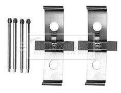 Borg & Beck - FITTING KIT - PADS - BBK1279 - Fits: PSA C8,807 3.0 06/02-