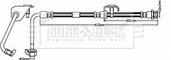 Borg & Beck - BRAKE HOSE - BBH8627 - Fits: ISUZU Rodeo 10/06-08/08