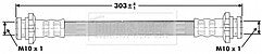Borg & Beck - BRAKE HOSE - BBH7138 - Fits: Niss Micra,CC(K12),Note