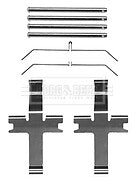Borg & Beck - FITTING KIT - PADS - BBK1411 - Fits: Subaru Impreza 12/00-