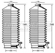 First Line - STEERING GAITER KIT - FSG3239 - Fits: Honda Accord, Civic