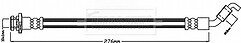 Borg & Beck - BRAKE HOSE - BBH8195 - Fits: Nissan Murano (Z50) 11/04-08
