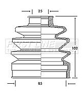 First Line - CV JOINT BOOT KIT - FCB2055 - Fits: Ford, Mazda, Nissan - Outer