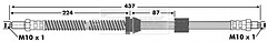 Borg & Beck - BRAKE HOSE - BBH6963 - Fits: Ford Fiesta 89-95