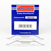 Borg & Beck - FITTING KIT - PADS - BBK1280 - Fits: VW Touareg, Transporter 02-