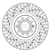 Borg & Beck - BRAKE DISC SINGLE - BBD5791S - Fits: Audi A4 8EC/8ED 04-