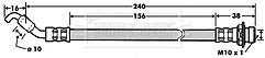Borg & Beck - BRAKE HOSE - BBH7528 - Fits: Toyota Prius 02/07-
