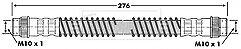 Borg & Beck - BRAKE HOSE - BBH6767 - Fits: PSA Evasion,Jumper,Peu 807