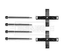 Borg & Beck - FITTING KIT - PADS - BBK1208 - Fits: Vauxhall