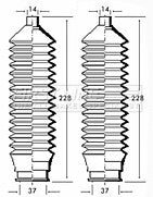 First Line - STEERING GAITER KIT - FSG3196 - Fits: Ford