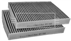 Borg & Beck - CABIN FILTER - BFC1160 - Fits: BMW 5 09-, 6 10-, 7 08-