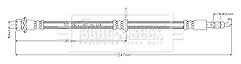 Borg & Beck - BRAKE HOSE - BBH8922 - Fits: Rav 4 12/18-