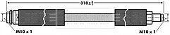 Borg & Beck - BRAKE HOSE - BBH6810 - Fits: Merc A Class(168),E Class 210