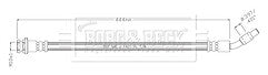 Borg & Beck - BRAKE HOSE - BBH8908 - Fits: X class 09/17-